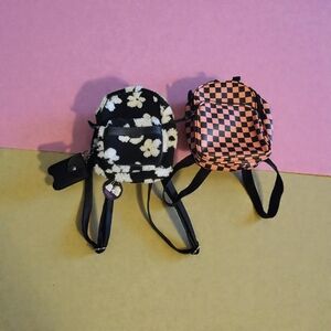 Charming Kids Floral and Checkered Backpacks
